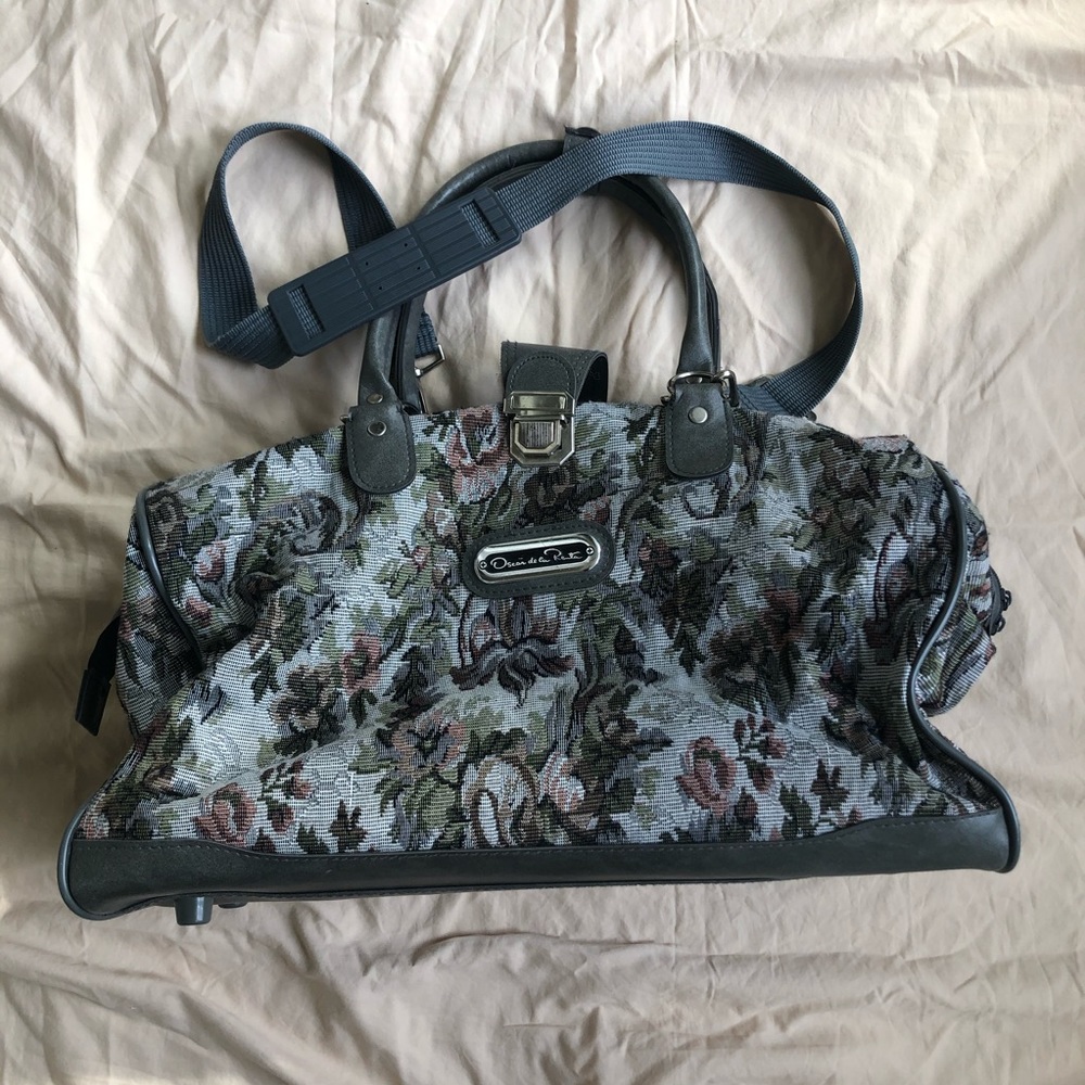Vintage Oscar de la Renta Travel Bag